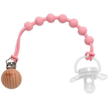 Imagem de Prendedor de chupeta em silicone Buba, Rosa