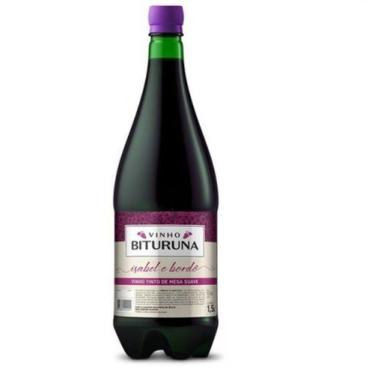 Imagem de Vinho Tinto Suave Isabel e Bordô 1,5L
