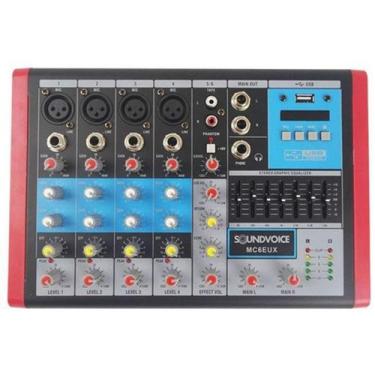 Imagem de Mesa Analógica Soundvoice MC6 EUX