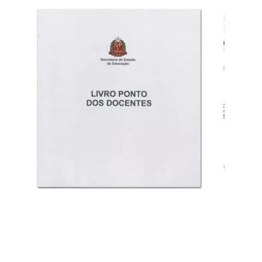 Imagem de Livro Ponto Dos Docentes 100 Fls Sp Tamoio