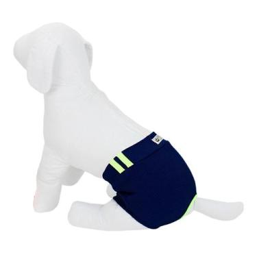 Imagem de Sunga pet moda praia sport marinho cães gg com protecao uv50 - BONITO 