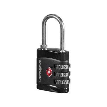 Imagem de Cadeado de Segurança Samsonite 3 Dígitos TSA Preto
