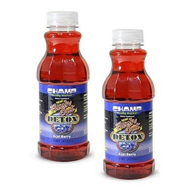Imagem de Bebida Detox FLUSHOUT Champ Sabor Açaí e Frutas Vermelhas 473 ml 2 Uni