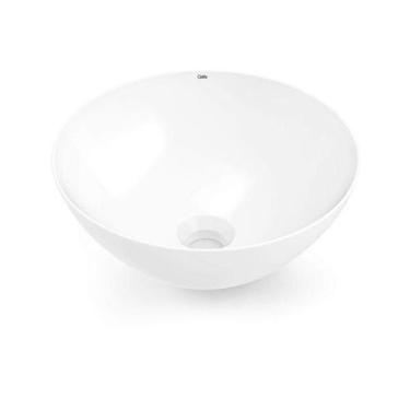 Imagem de Cuba de Apoio Redondo sem Mesa 350 Design D1 Celite Branco