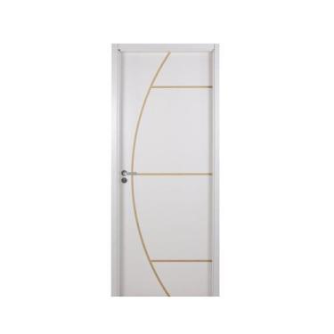 Imagem de Kit Porta de Madeira Decorada 215x64cm com Batente de MDF Ultra 12cm G