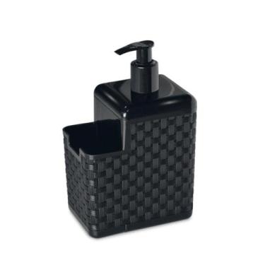 Imagem de Porta Detergente Compacto com Bico Dosador Rattan Pia Preto - ARQPLAST