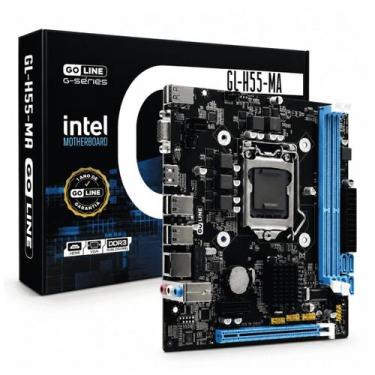 Imagem de Placa Mãe GoLine GL-H55-MA Intel LGA 1156 DDR3 VGA HDMI - GO-LINE