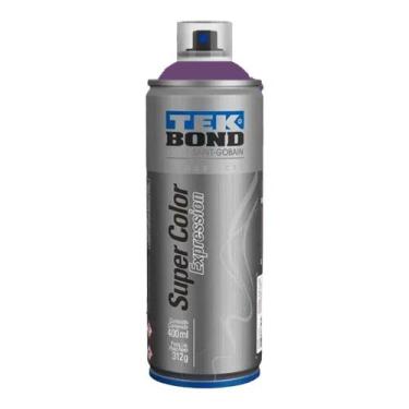 Imagem de Tinta Spray Roxo Puro Expression 400ml SuperColor Tekbond