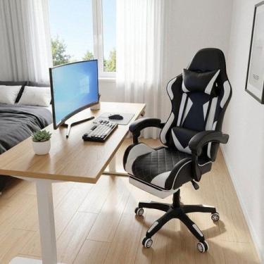 Imagem de Cadeira Reclinável com Apoio para Pés Super Pro Gamer - Facthus Intern