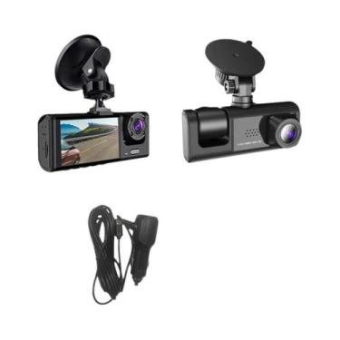 Imagem de Câmera DVR Para Carro 1080P HD WiFi Com 2/3 Câmeras, Visão Frontal E T