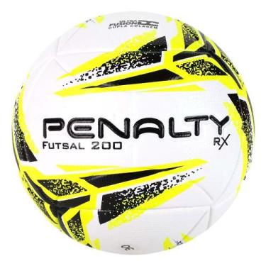 Imagem de Bola Penalty Futsal RX 200 XXIII Branco Amarelo Preto, UN