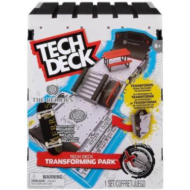 Imagem de Skate de dedo pista skatepark transformador the berrics tech deck sunn