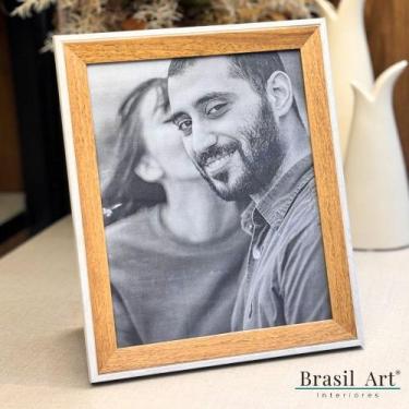 Imagem de Porta Retrato Bicolor Caramelo 20x25cm - Entre Casa