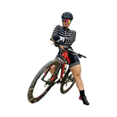 Imagem de Conjunto De Ciclismo De Verão Feminino Com Manga Longa Para Triatlo, M
