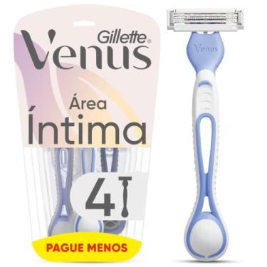 Imagem de Gillette Venus Íntima, Aparelho de Depilação Descartável, 4 Unidades