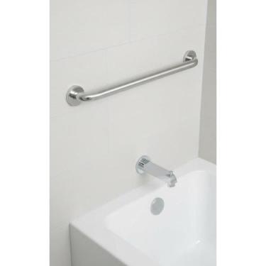 Imagem de Barra Apoio Inox 80cm Segurança Banheiro Idoso Deficiente - Congratula
