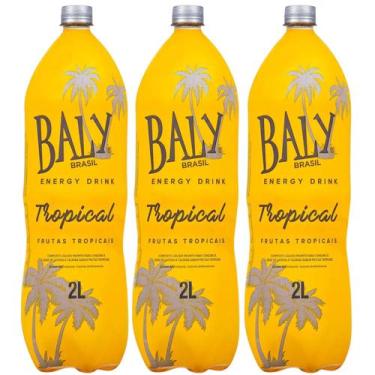 Imagem de Kit 3 un Bebida Energética Baly Frutas Tropicais Pet 2L