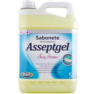 Imagem de Sabonete Liquido  Sem Aroma Asseptgel  5 Litros  Start