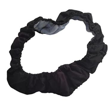 Imagem de Fancyes Capa de durável para trampolim se encaixa 36 38 40 polegadas capa de lateral para fitness doméstico, PRETO, 36 polegadas