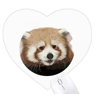 Imagem de Mousepad marrom selvagem gato adorável coração pequeno tapete de borracha jogo escritório