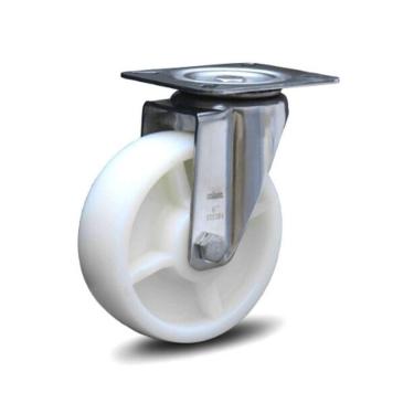 Imagem de Rodizio Industrial Aço Inox 8x2 Pol. Placa S/freio