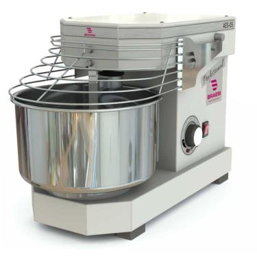 Imagem de Amassadeira Espiral 5 kg AES-05 Branca Bivolt Automático - Braesi