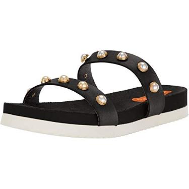 Imagem de Rocket Dog Sandália feminina Lolly Austin PU W/Pearls, Preto, 6.5 Medium US