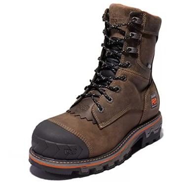 Imagem de Timberland PRO Boondock HD, masculina, marrom, bico comp, EH, WP, Logger Boot (8,5 W)