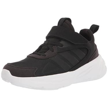 Imagem de adidas Tênis de corrida unissex Ozelle, Preto/preto/carbono (elástico), 5.5 Toddler