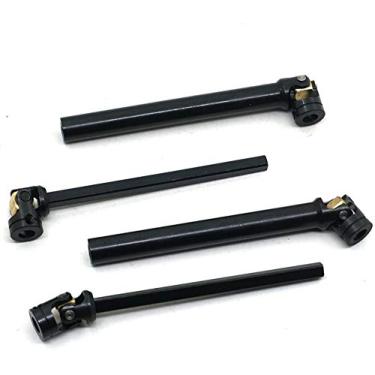 Imagem de 2 peças de aço inoxidável centro eixo de transmissão CVD Atualização peças para 1/10 RC Crawler Axial SCX10 RC4WD D90 Redcat Gen7/Pro Crawler (100-138 mm)