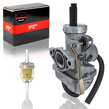 Imagem de 1PZ Carburador P02-Z01 PZ20 com filtro de combustível para Honda CRF50F CRF80F XR50R XR80R XL75 50cc 70cc 90cc 110cc 125cc Kazuma Buyang Baja TaoTao ATV Go kart