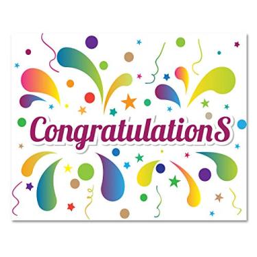 Imagem de Cartões de felicitações – Coloridos – Em branco na parte interna – Inclui 24 cartões e envelopes – 5,5" x 4,25" (pacote com 24)