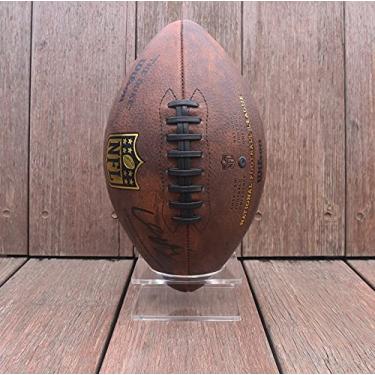 Imagem de Suporte de exibição transparente para bola de futebol de basquete, basquete, futebol, suporte de coleção mineral de acrílico