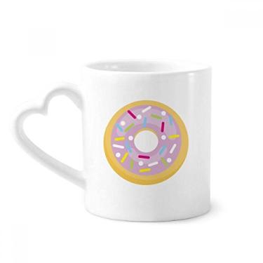 Imagem de Rosquinha roxa sobremesa caneca comida doce café cerâmica copo coração vidro