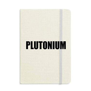 Imagem de Caderno Oyster com nome de cor branca capa dura diário clássico A5 presente