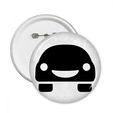 Imagem de Smiling FaceEnergy Veículos proteger o meio ambiente pinos redondos crachá botão emblema acessório decoração 5 peças