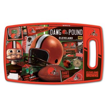 Imagem de YouTheFan Tábua de corte NFL Cleveland Browns Retro Series