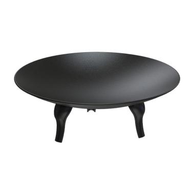 Imagem de Lareira Braseiro Jardim Ferro Externa Portátil Preta 100cm