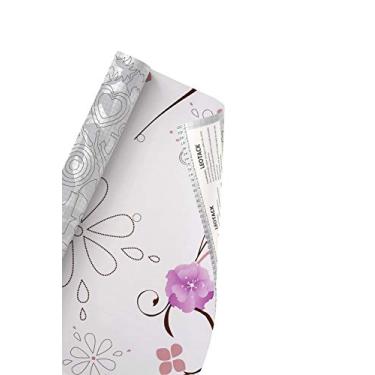 Imagem de Plastico Adesivo Fantasia Floral 02 45cmx10m 80mic Rolo