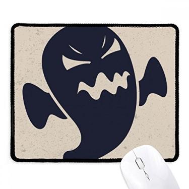 Imagem de Mousepad Angry Halloween Ghosts borda costurada tapete de borracha para jogos