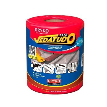 Imagem de Vedatudo Dryko Fita Terracota Impermeabilizante 20cmx10m
