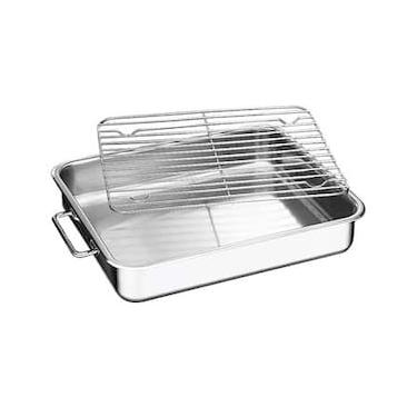 Imagem de Assadeira Tramontina Com Grelha Inox 61409340 - 1 Peça