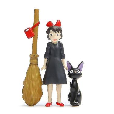 Imagem de 3pcs Miyazaki Kiki Serviço de Entrega Vassoura Figura Brinquedos