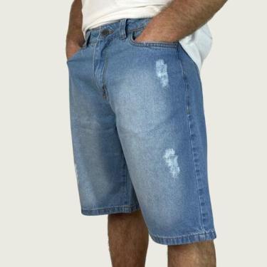 Imagem de Bermuda Jeans Surftrip Stone Rasgo - Masculina