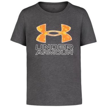 Imagem de Under Armour Camiseta masculina clássica com logotipo, estampa de marca de palavras e designs de beisebol, gola redonda, Geodo Castlerock, 5