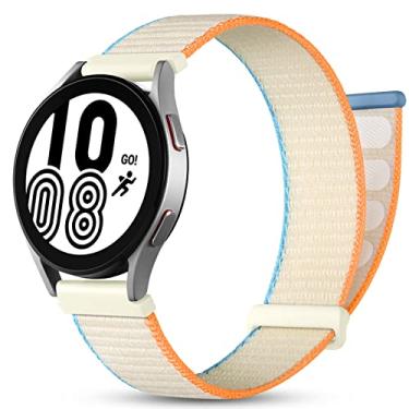 Imagem de DaQin Pulseira esportiva compatível com Samsung Galaxy Watch 7 6 5 4 mm de 40 mm e 44 mm de 20 mm para Galaxy Watch 5 Pro de 45 mm/Watch 6 4 Classic, Galaxy Watch Active 2 para mulheres e homens