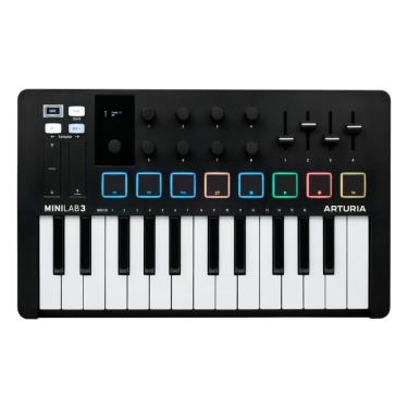 Imagem de Teclado Controlador USB/MIDI Arturia Minilab 3 Preto