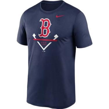 Imagem de Nike Camiseta masculina MLB Icon Legend Performance, Boston Red Sox - azul-marinho, G