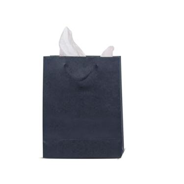 Imagem de 10 Sacolas para Cosméticos, Lingerie e Roupas Infantis: 20x15x7,5 cm (Preta)