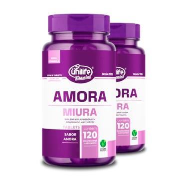 Imagem de Kit 2 Amora Miura Unilife 120 Comprimidos
